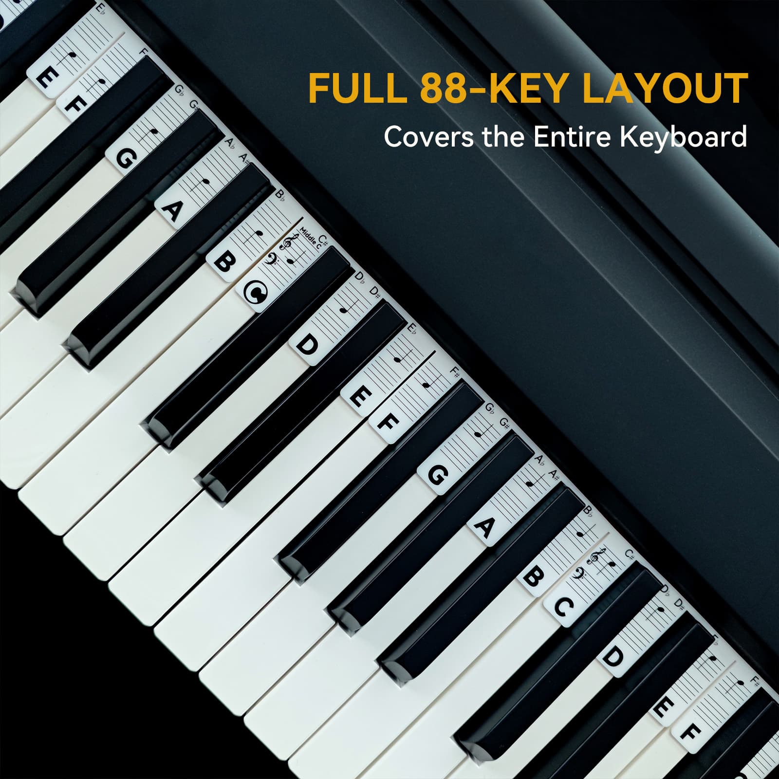 Sharp Flat 88Key-Black - Thumbnail 3