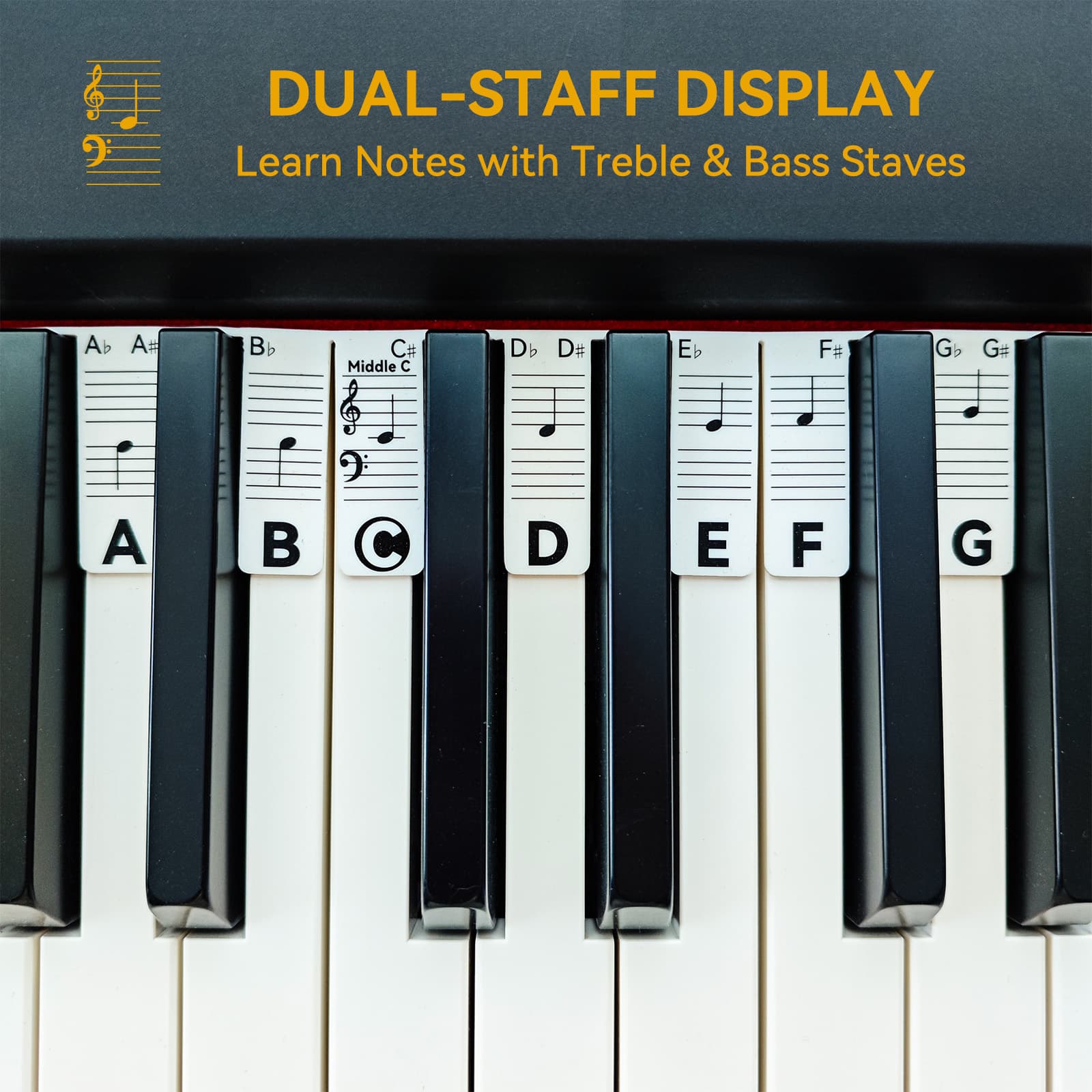 Sharp Flat 88Key-Black - Thumbnail 6