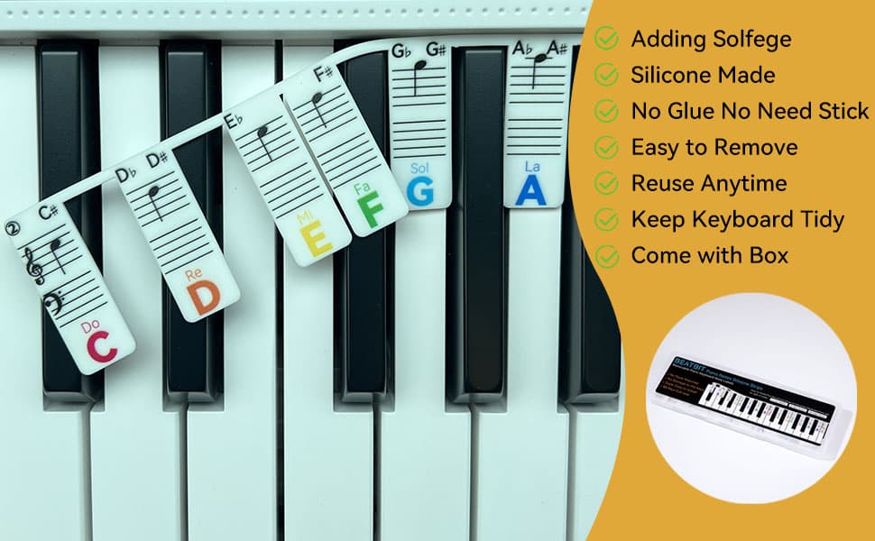 Solfege 61Key-Rainbow - Detail 3