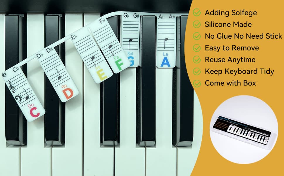 Solfege 88Key-Rainbow - Detail 3